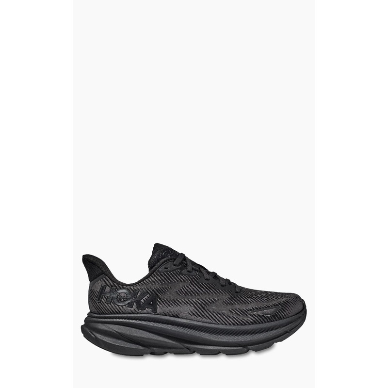HOKA Clifton 9 Black/Black UK7-US7.5-EUR40 2/3-CM25.5