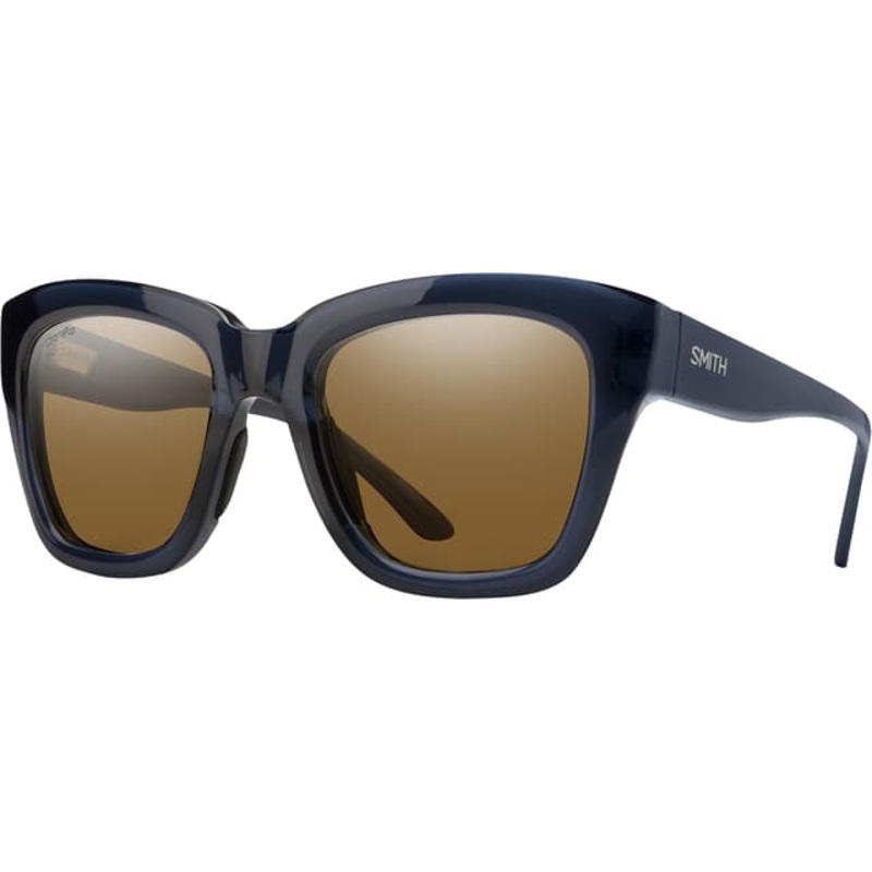 Smith Optics Sway Sunglasses – French Navy Crystal – ChromaPop Polarized Brown Lens – Women’s