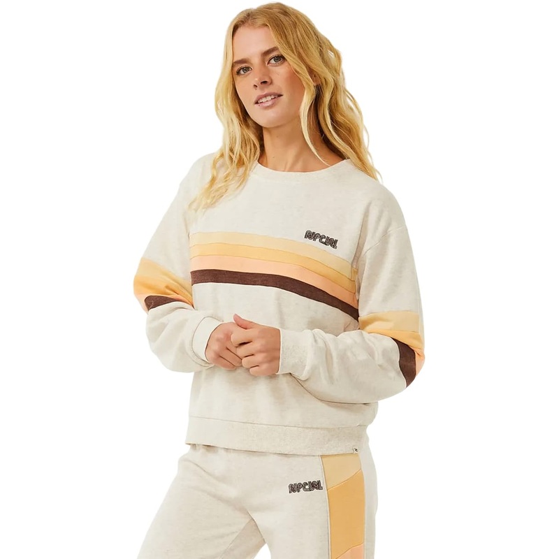 Rip Curl Surf Revival Panelled Crew Neck Sweatshirt – Women’s
