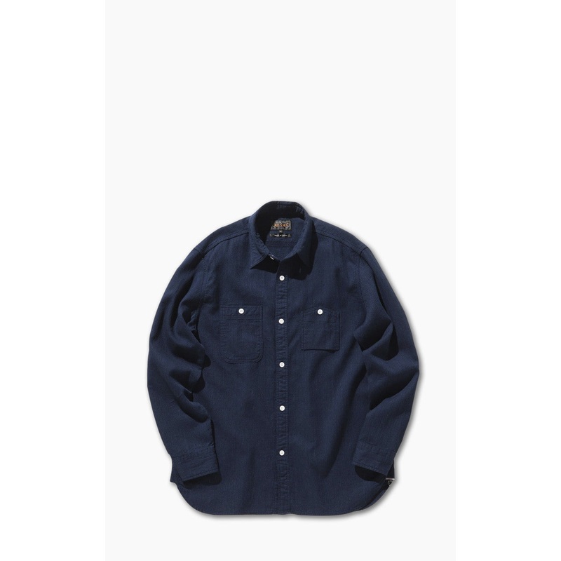 Beams Plus Work Shirt Indigo Dobby M