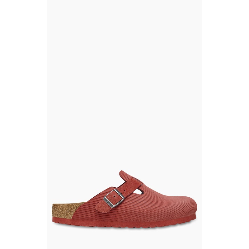 Birkenstock Boston Suede Corduroy Sienna Red US3-UK3.5-EU36-CM23