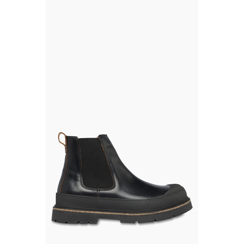 Birkenstock Prescott Slip On Natural Leather Black US6-UK5.5-EU39-CM25