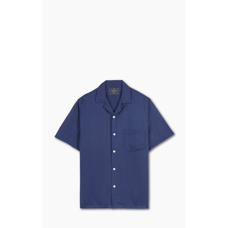 Portuguese Flannel Dogtown Shirt Navy S