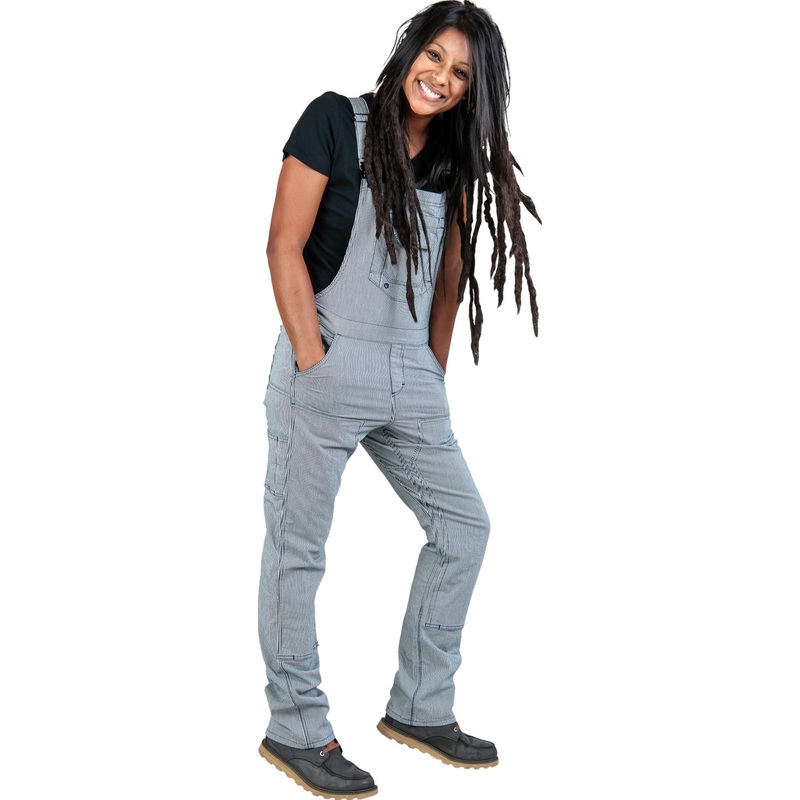 Dovetail Workwear Freshley Overall Indigo Stripe Denim – Women’s