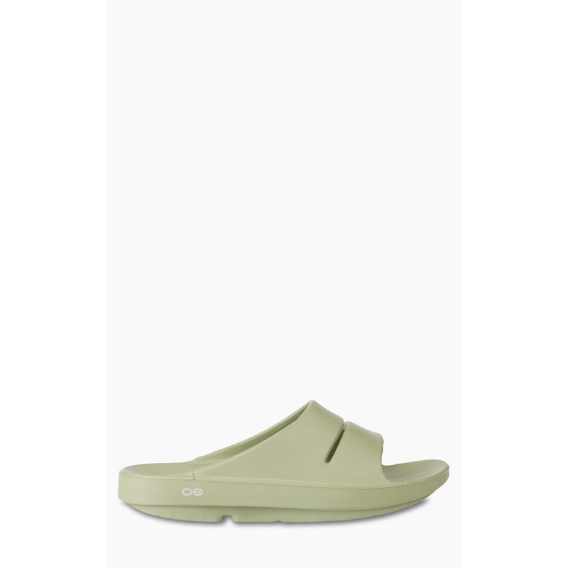 OOFOS Ooahh Slide Sandal Sage US8-EU41-CM26