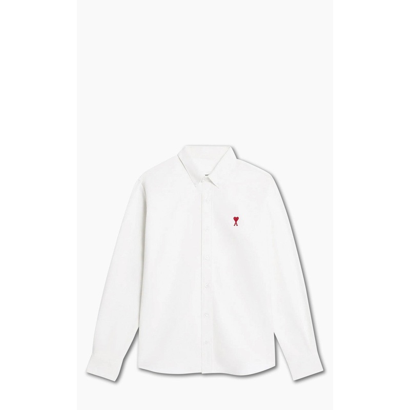 AMI Paris Ami De Coeur Shirt Natural White 41