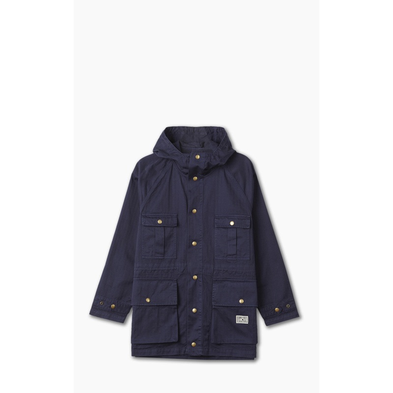 The Quartermaster Anorak Smock HBT Blue S
