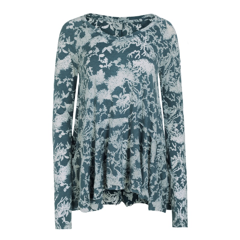 Woodblock Top Sea XS