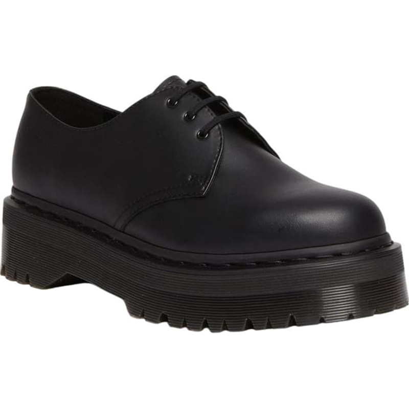 Dr. Martens 1461 Felix Quad Mono Vegan Platform Shoes – Unisex