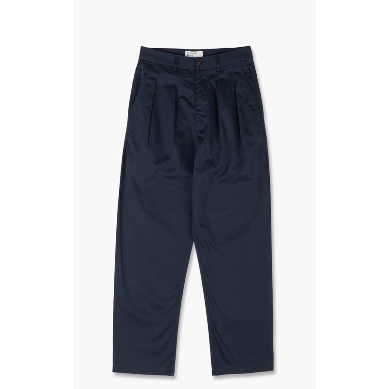 Universal Works Double Pleat Pant Twill Navy W38