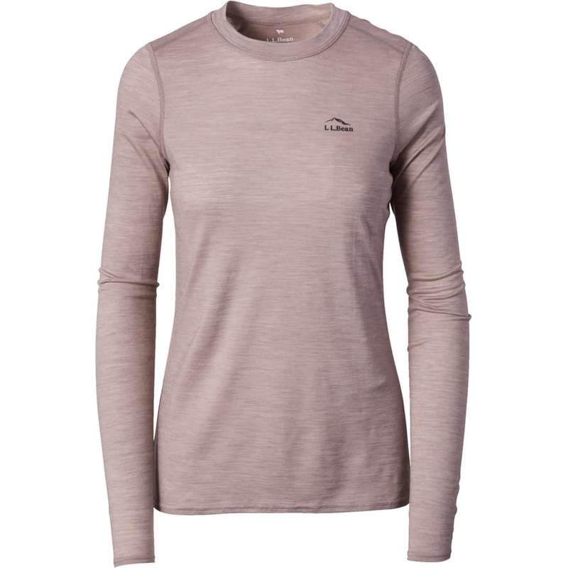 L.L. Bean Cresta Ultralight 150 Stripe Crew Neck Base Layer Top – Women’s