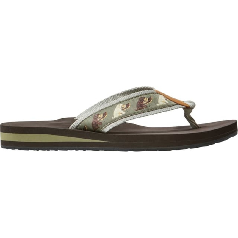 L.L. Bean Original Maine Isle Motif Flip-Flops – Women’s