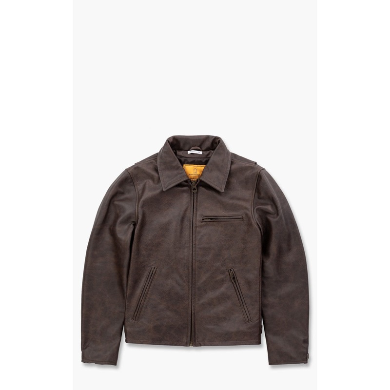 Shangri-La Heritage Varenne Leather Jacket Brown S
