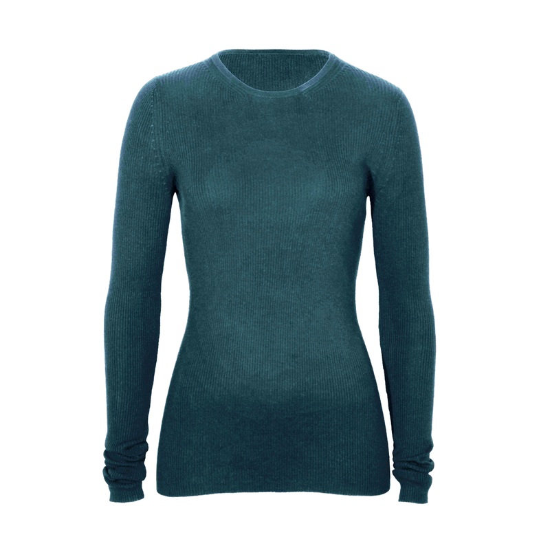 Zoe Crewneck Top Cerulean XS