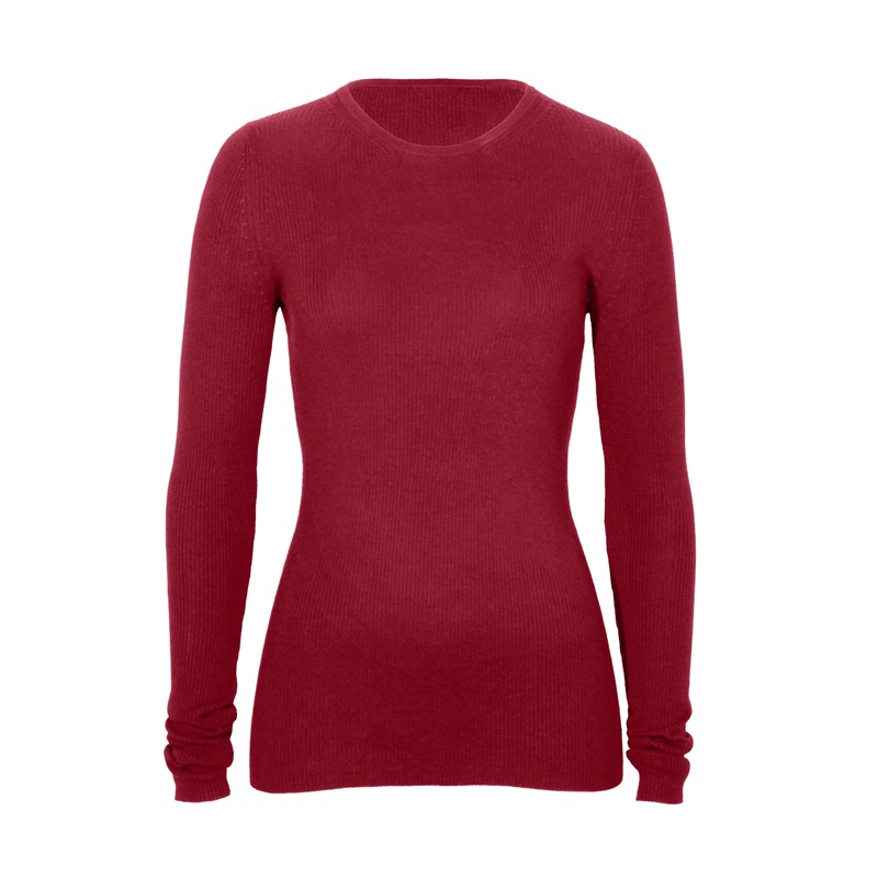Zoe Crewneck Top Madder XS