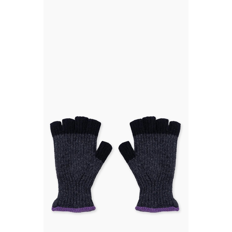 Howlin’ No Fingers In There Ribbed Gloves Black