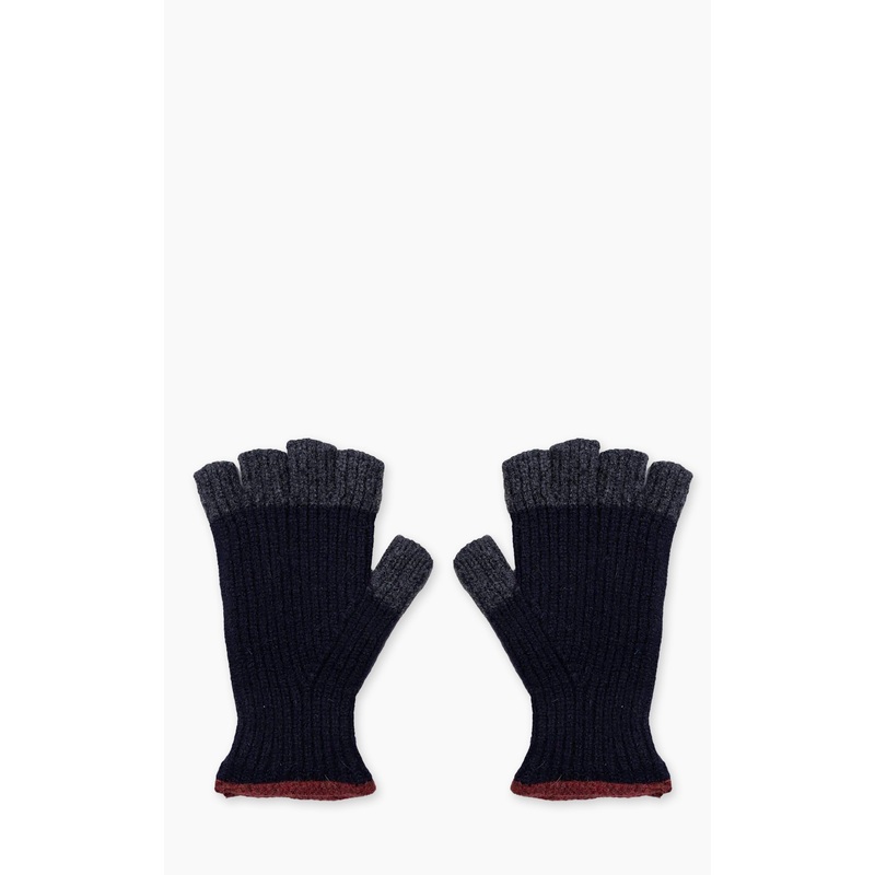 Howlin’ No Fingers In There Ribbed Gloves Navy