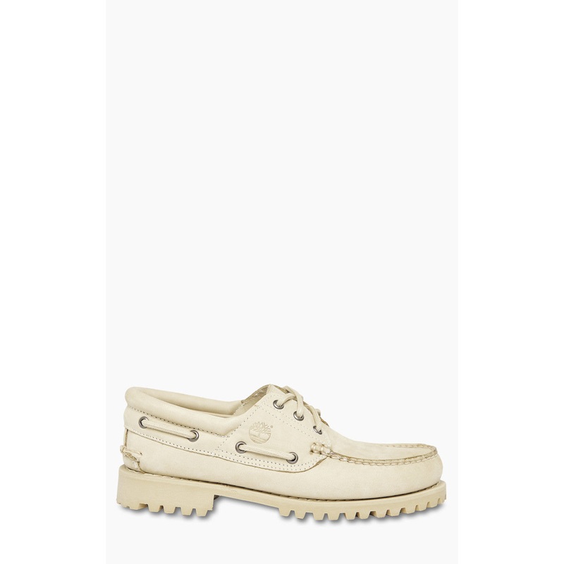 Timberland 3-Eye Lug Handsewn Boat Shoe Lemon Pepper US7.5-UK7-EU41-CM25.5