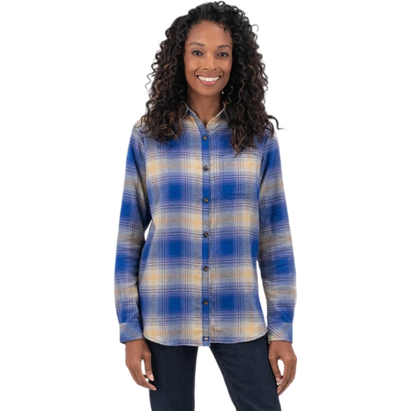 Dickies Long Sleeve Plaid Shirt – Women’s