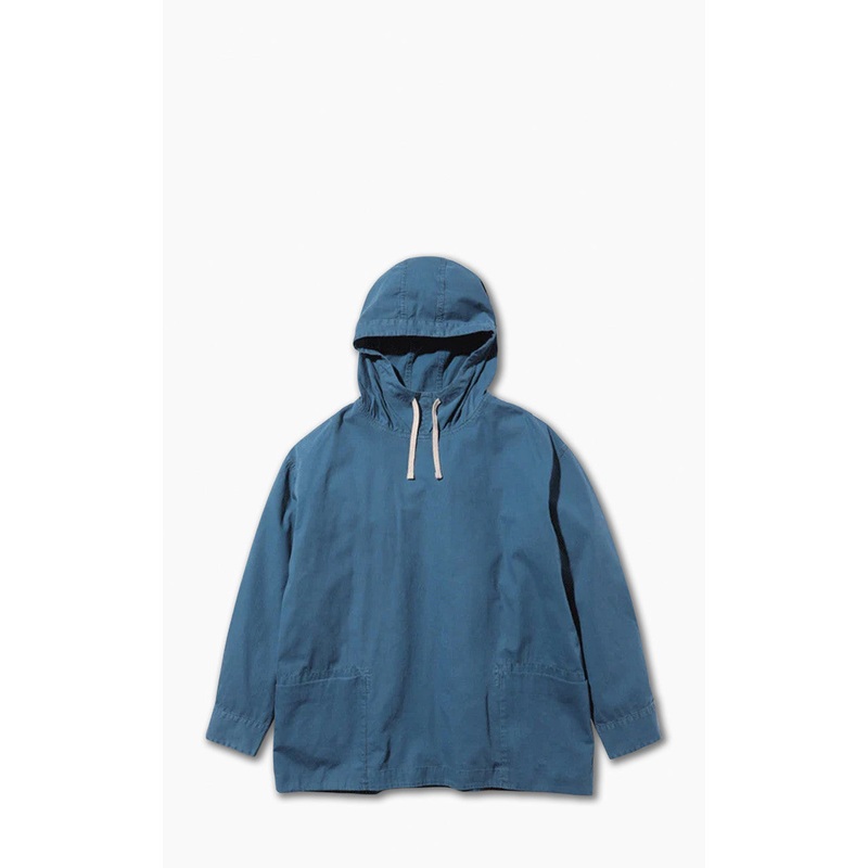 Snow Peak Natural-Dyed Recycled Cotton Parka Blue M