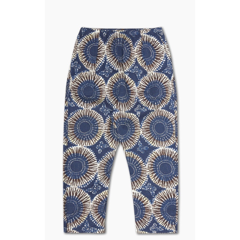 Universal Works Kyoto Work Pant Hookoh Print Navy W29