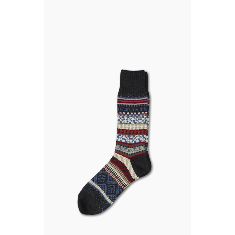 Chup Chullo Socks Charcoal L