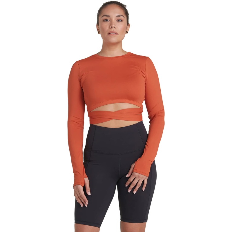 Lol Burst Cropped Long Sleeve Top – Women’s
