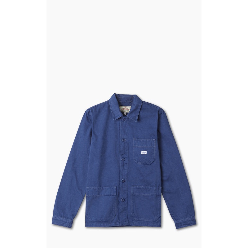 Deus Ex Machina Hank Work Chore Jacket Ensign Blue S