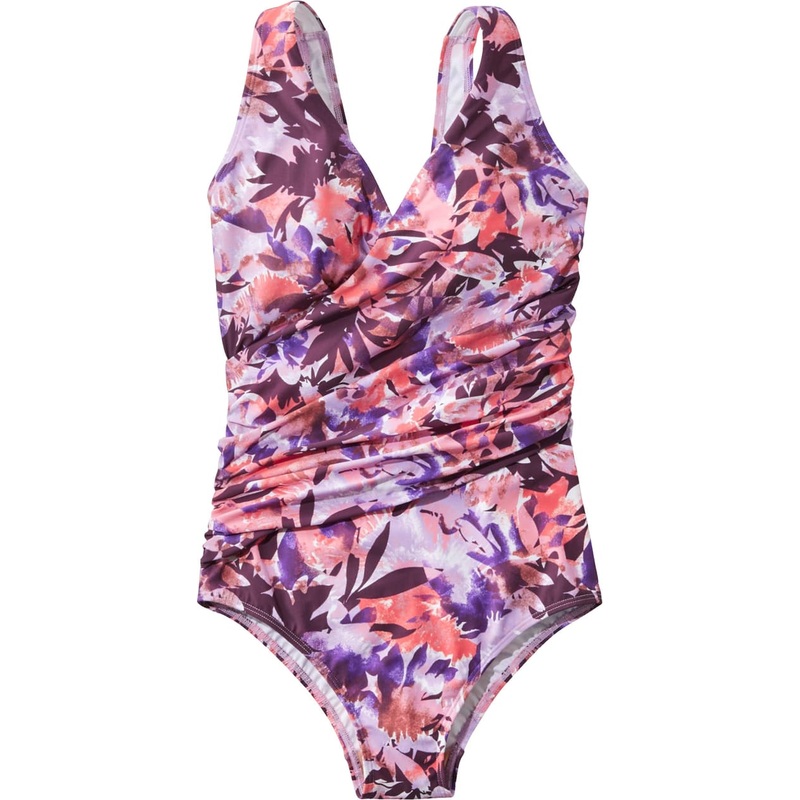 L.L. Bean Shaping Printed Tanksuit One-Piece Swimsuit – Women’s