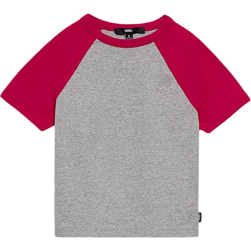 Vans Clare Crew Neck Short Sleeve Raglan T-Shirt – Girls