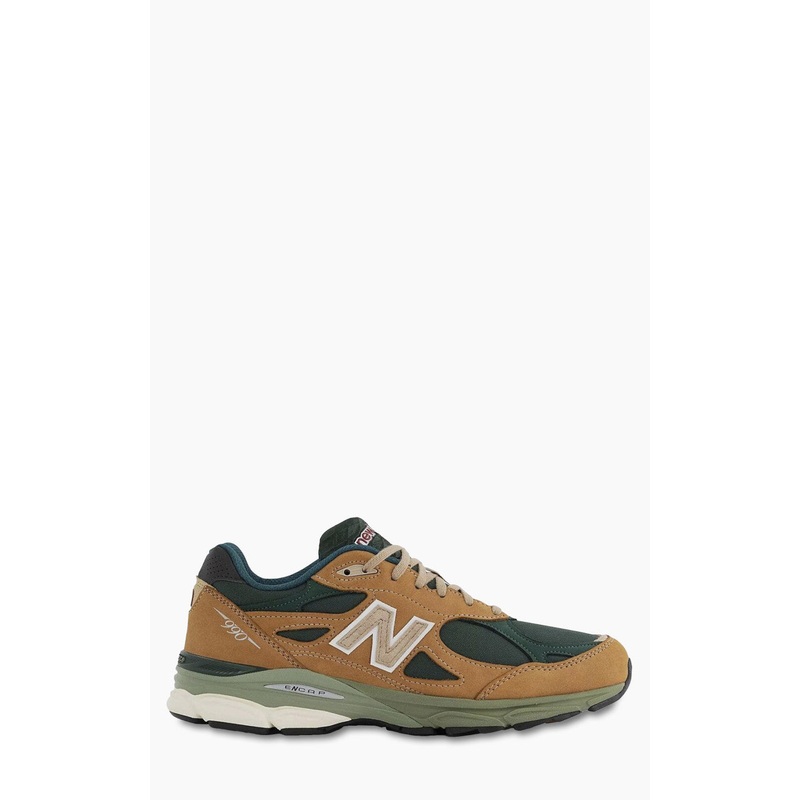 New Balance M990 WG3 Tan/Green “Made in USA” UK8.5-US9-EUR42.5-CM27