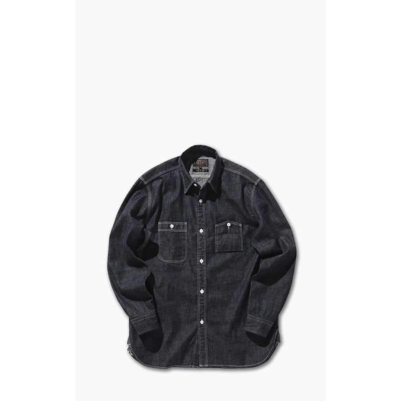 Beams Plus New Denim Work Shirt Indigo M