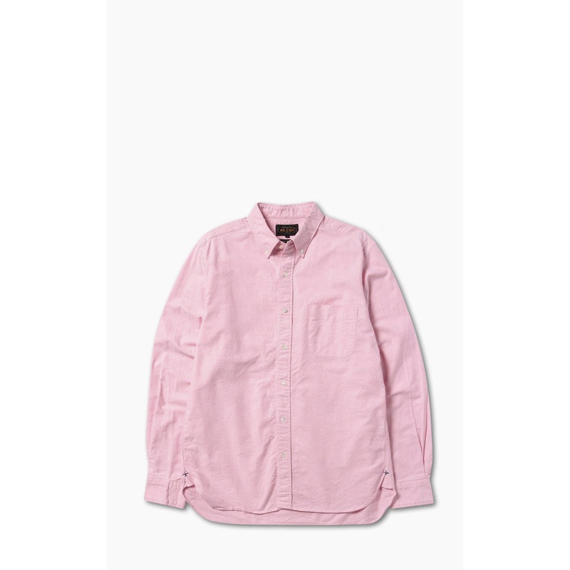 Beams Plus Oxford Button-Down Shirt Pink M