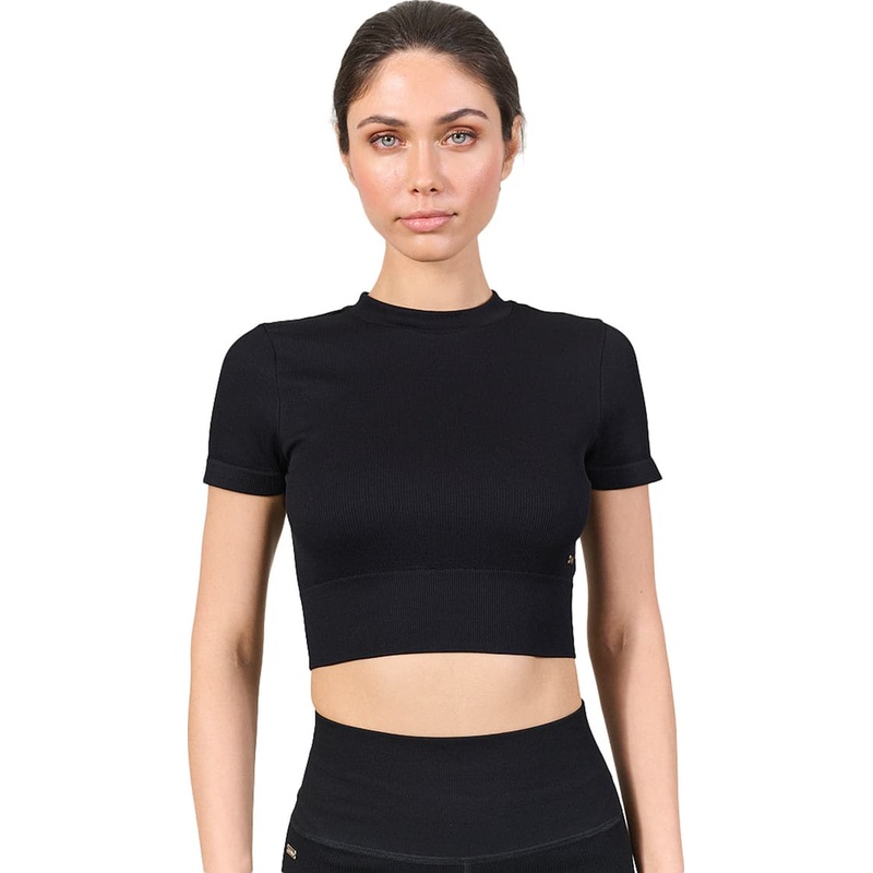 Lune Active Luna Rib Cropped Shortsleeve Top – Women’s