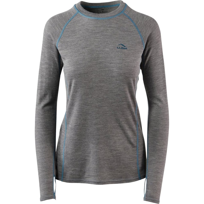 L.L. Bean Cresta Midweight 250 Crew Neck Base Layer Top – Women’s