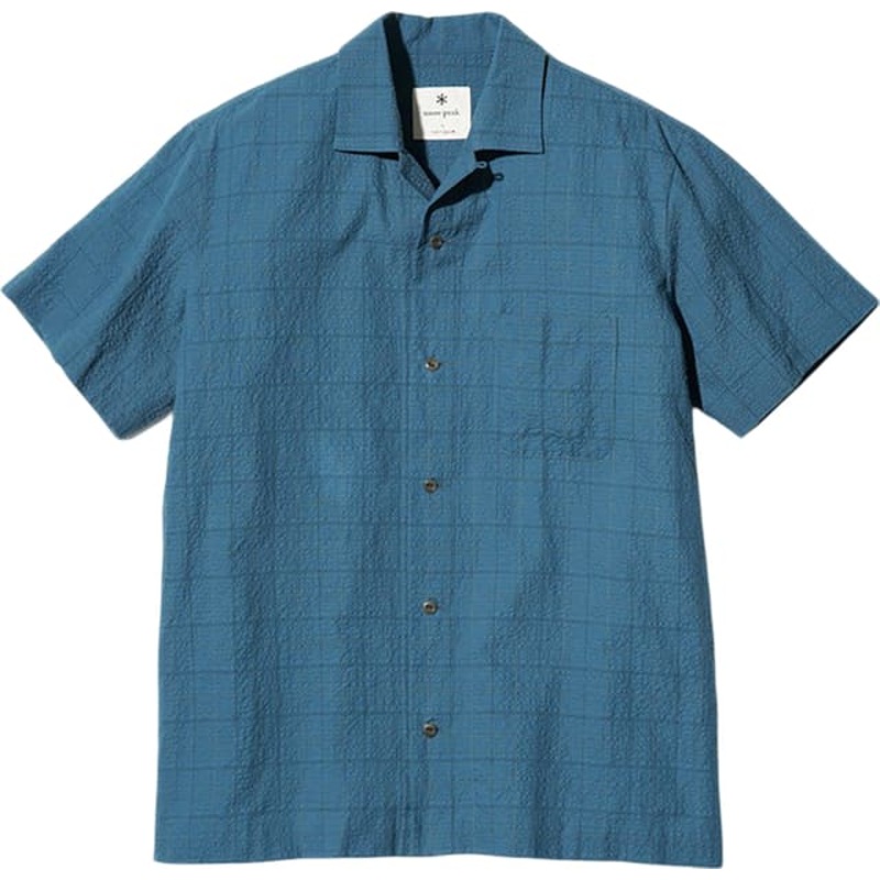 Snow Peak CO/PE Washer Check Shirt – Mens