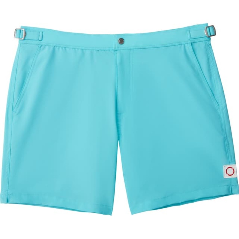 Public Beach The Lifeguard Keep It Tight Tailored Solid Swim Shorts with Compression Liner 6.5″ – Men’s