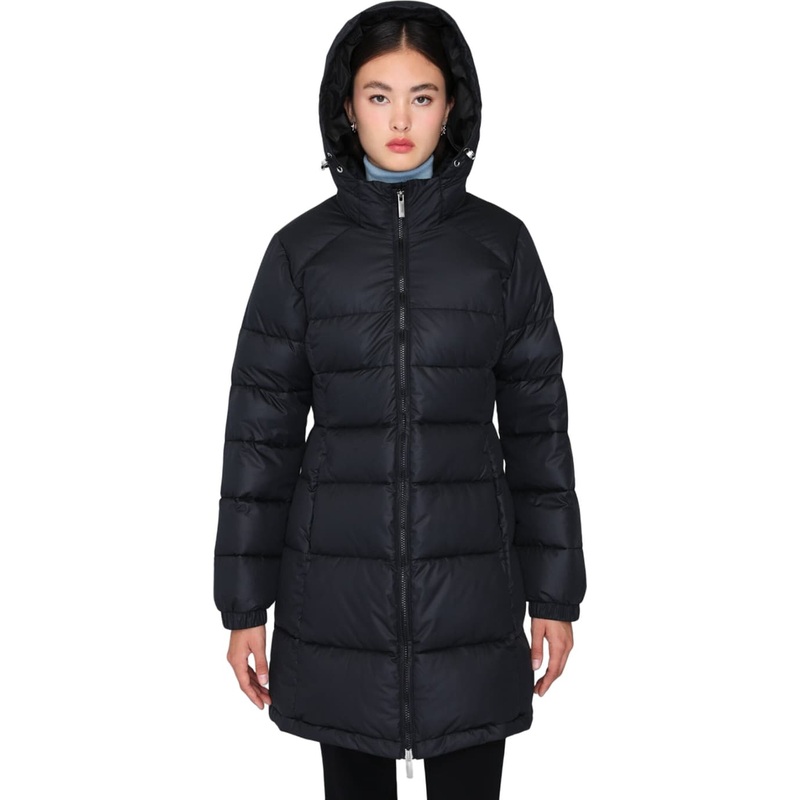 Quartz Co. Lucia Hooded Down Puffer Jacket – Fitted – Women’s