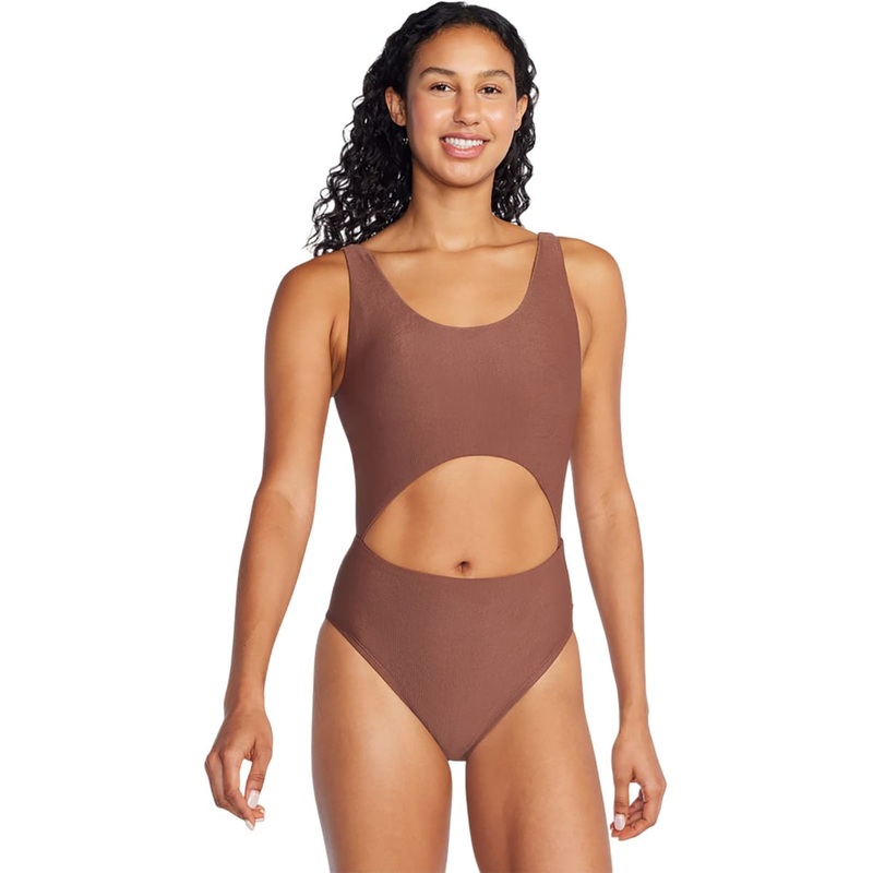Speedo Keyhole Rib One Piece Swimsuit – Women’s