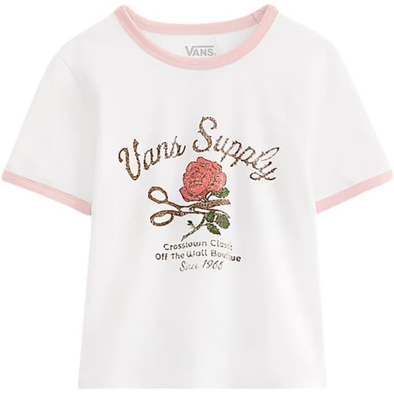 Vans Supply Boutique Crew Neck Ringer T-Shirt – Girls