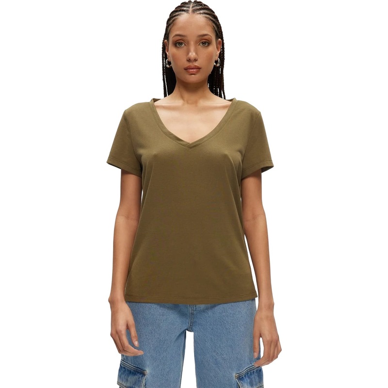 KUWALLA-TEE Essential V-Neck T-Shirt – Women’s