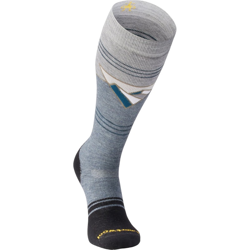 Smartwool Snowboard Mountain Geo Pattern OTC Socks – Unisex